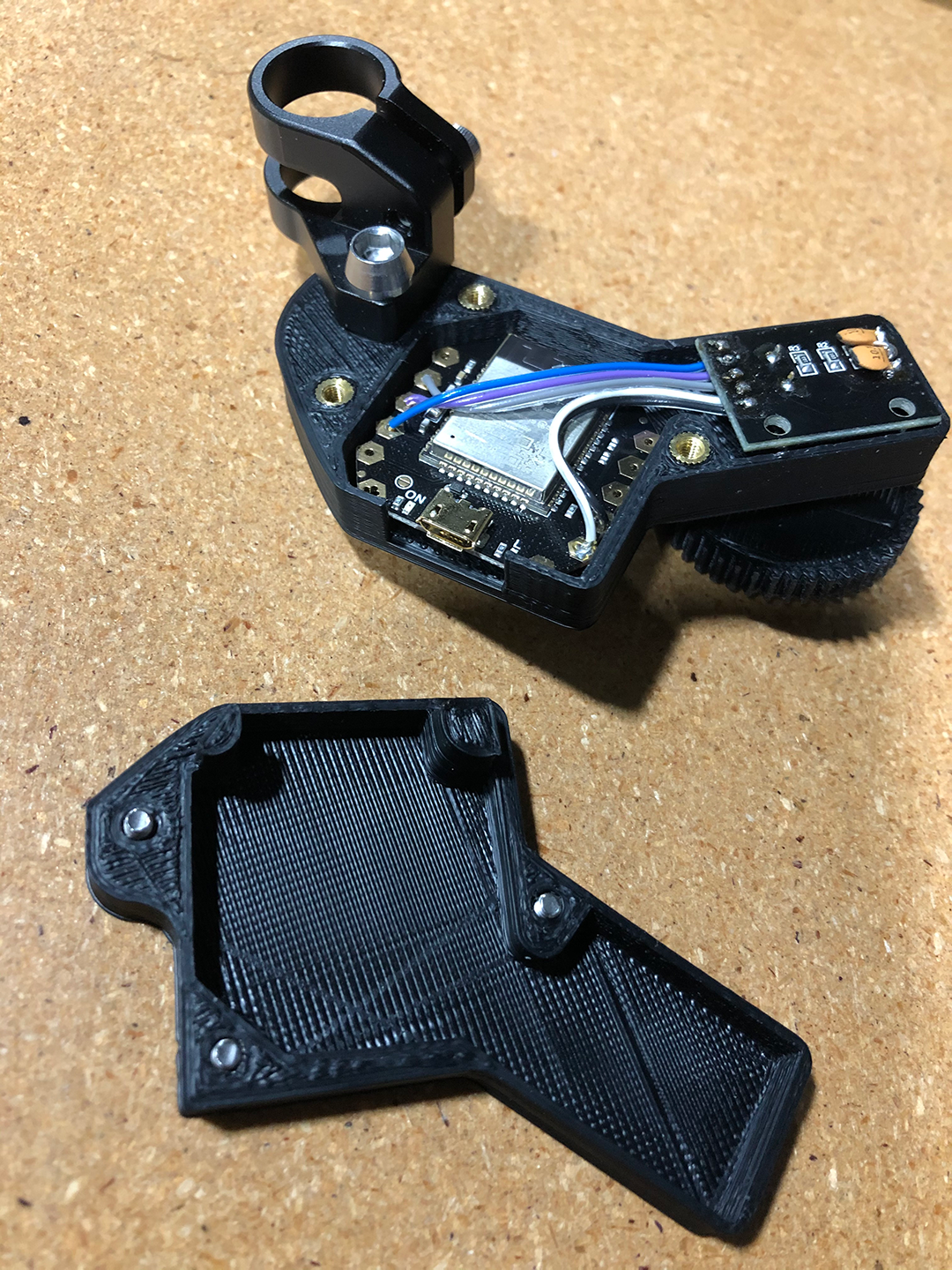 Assembly of the 3D printed enclosure